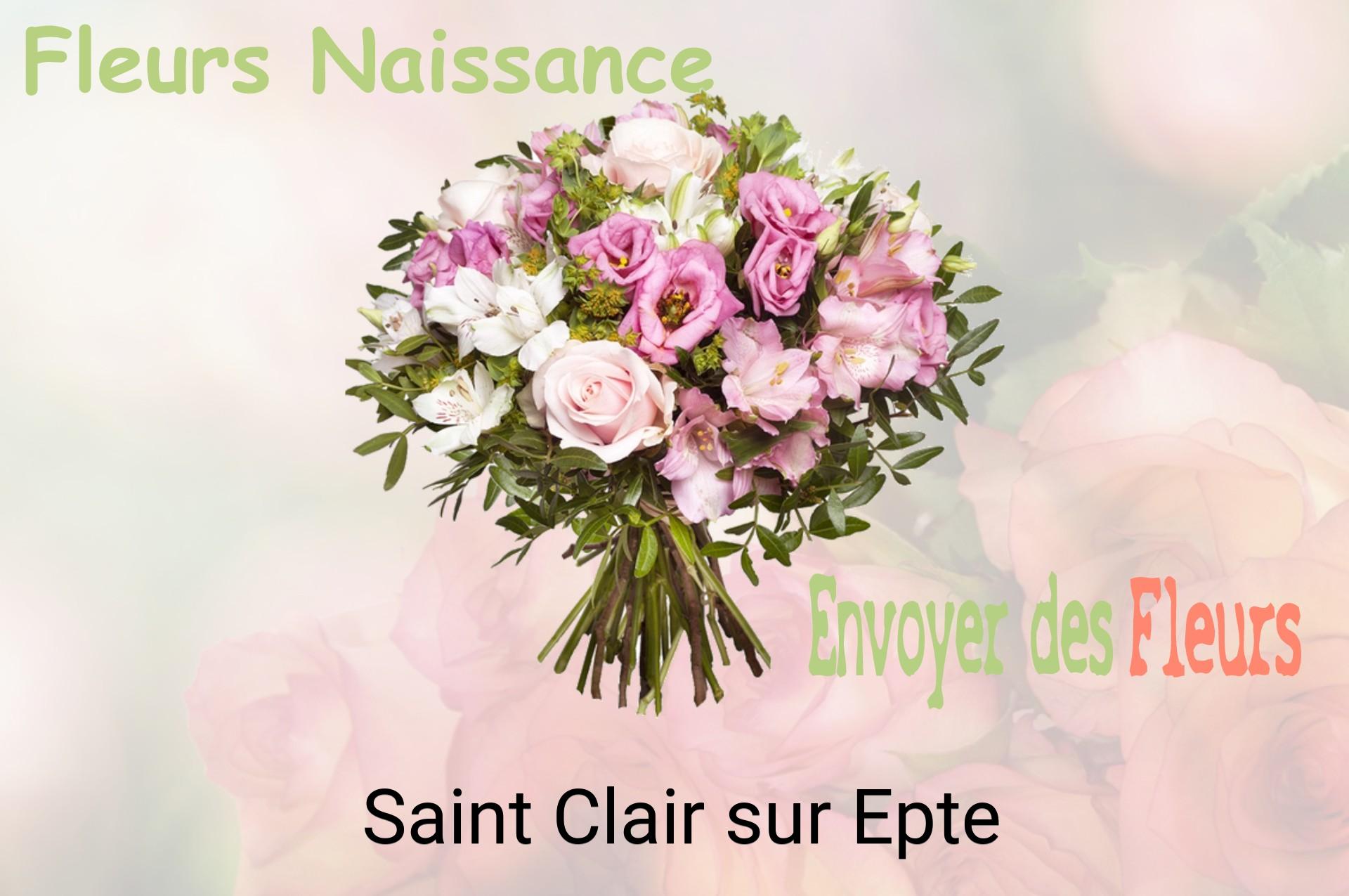 Bouquet de fleurs de naissance livré à Saint-Clair-sur-Epte